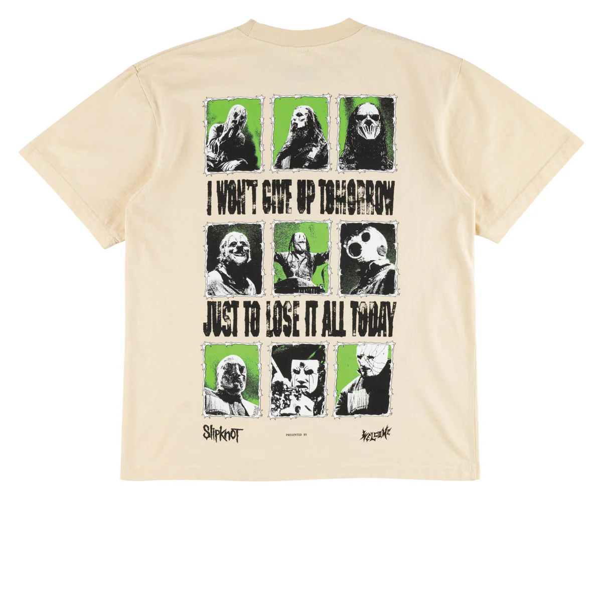 Welcome x Slipknot Tomorrow T-Shirt - Bone - Image 2