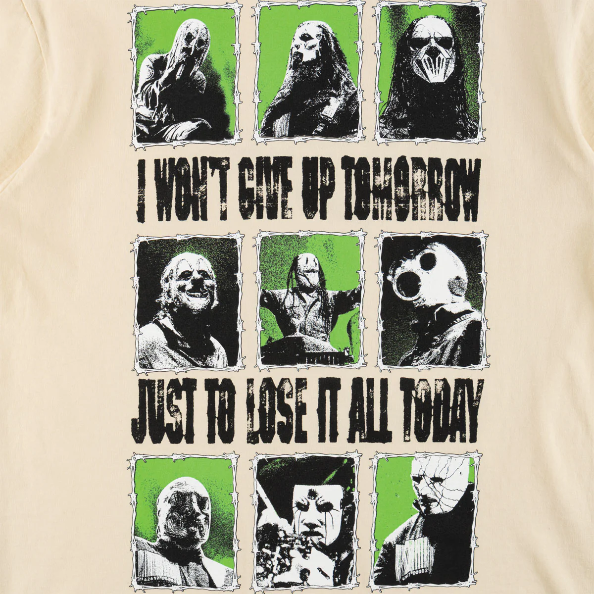 Welcome x Slipknot Tomorrow T-Shirt - Bone - Image 4