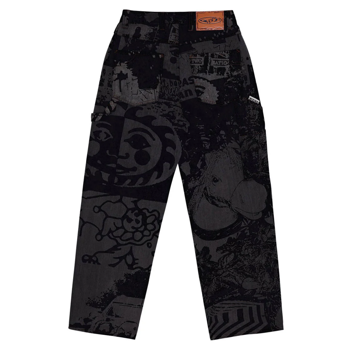 WKND Damn Near Carpenters Jeans - Black Horses - Image 2
