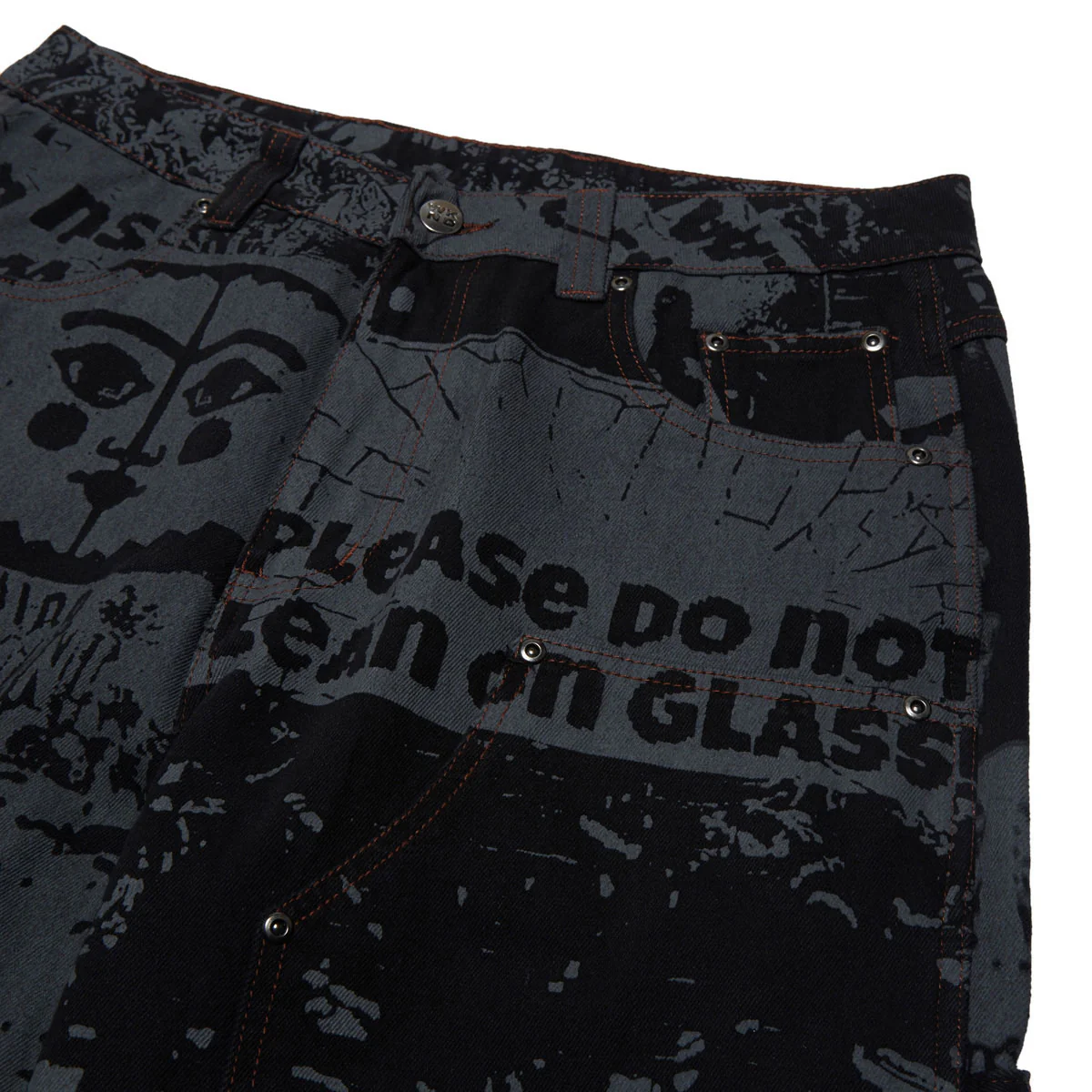 WKND Damn Near Carpenters Jeans - Black Horses - Image 3