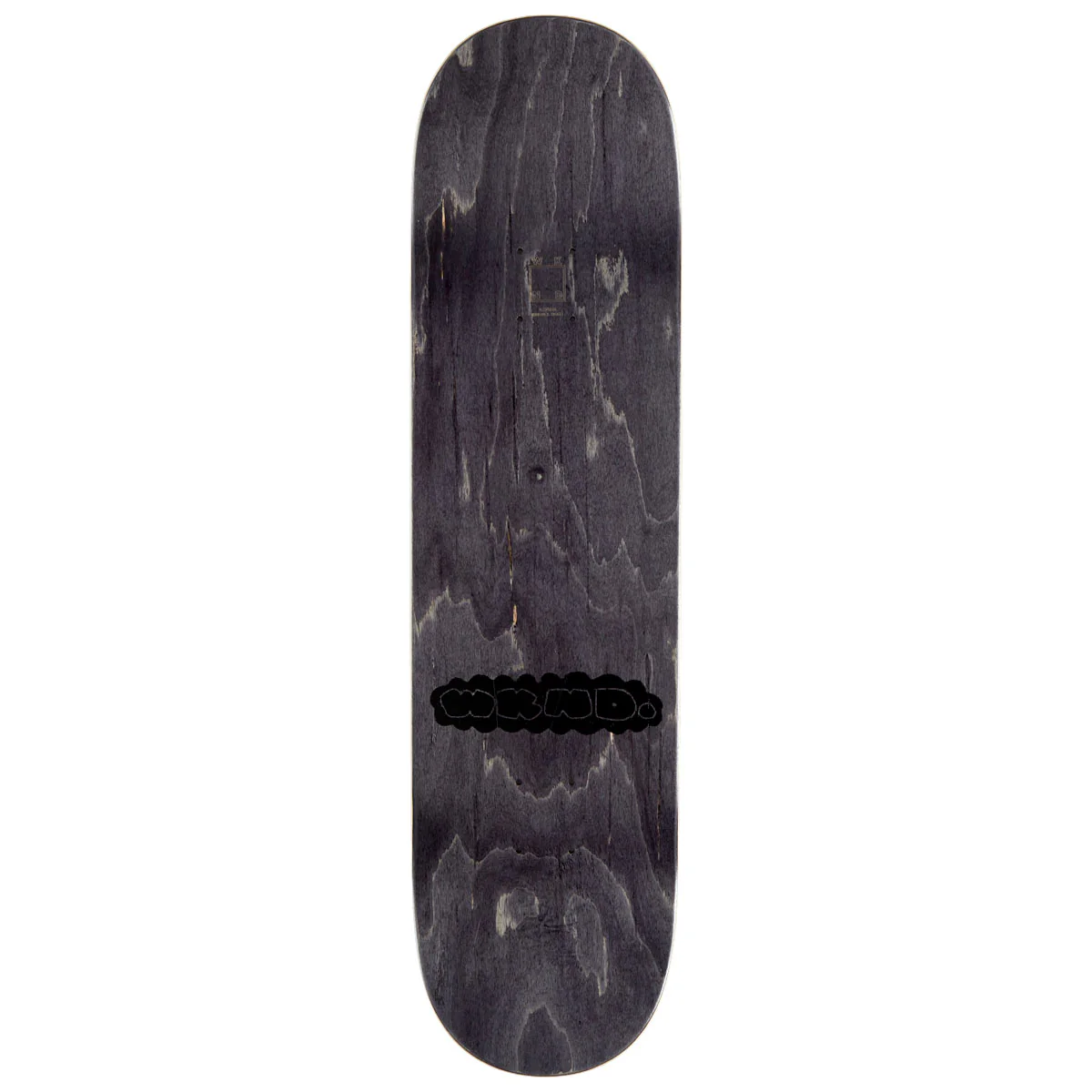 WKND Dusted Team SN Skateboard Deck - Black - 8.125" - Image 2