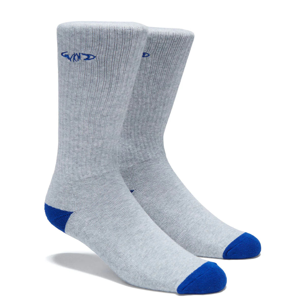 WKND Fishbone Socks - Heather Grey - Image 2