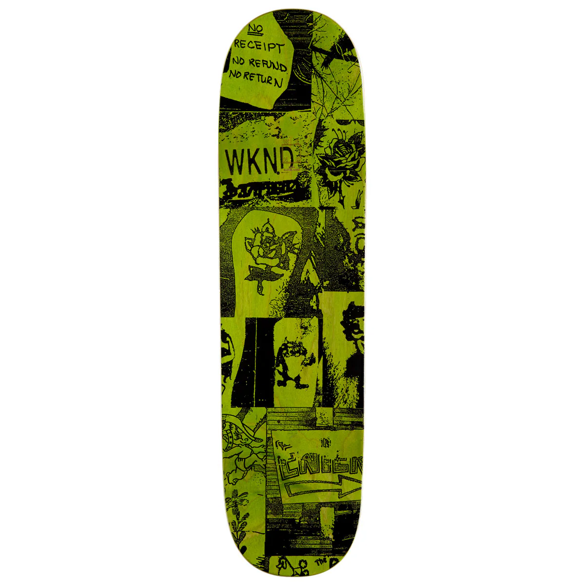 WKND Forever Tom Karangelov SN Skateboard Deck - Red - 8.60" - Image 2
