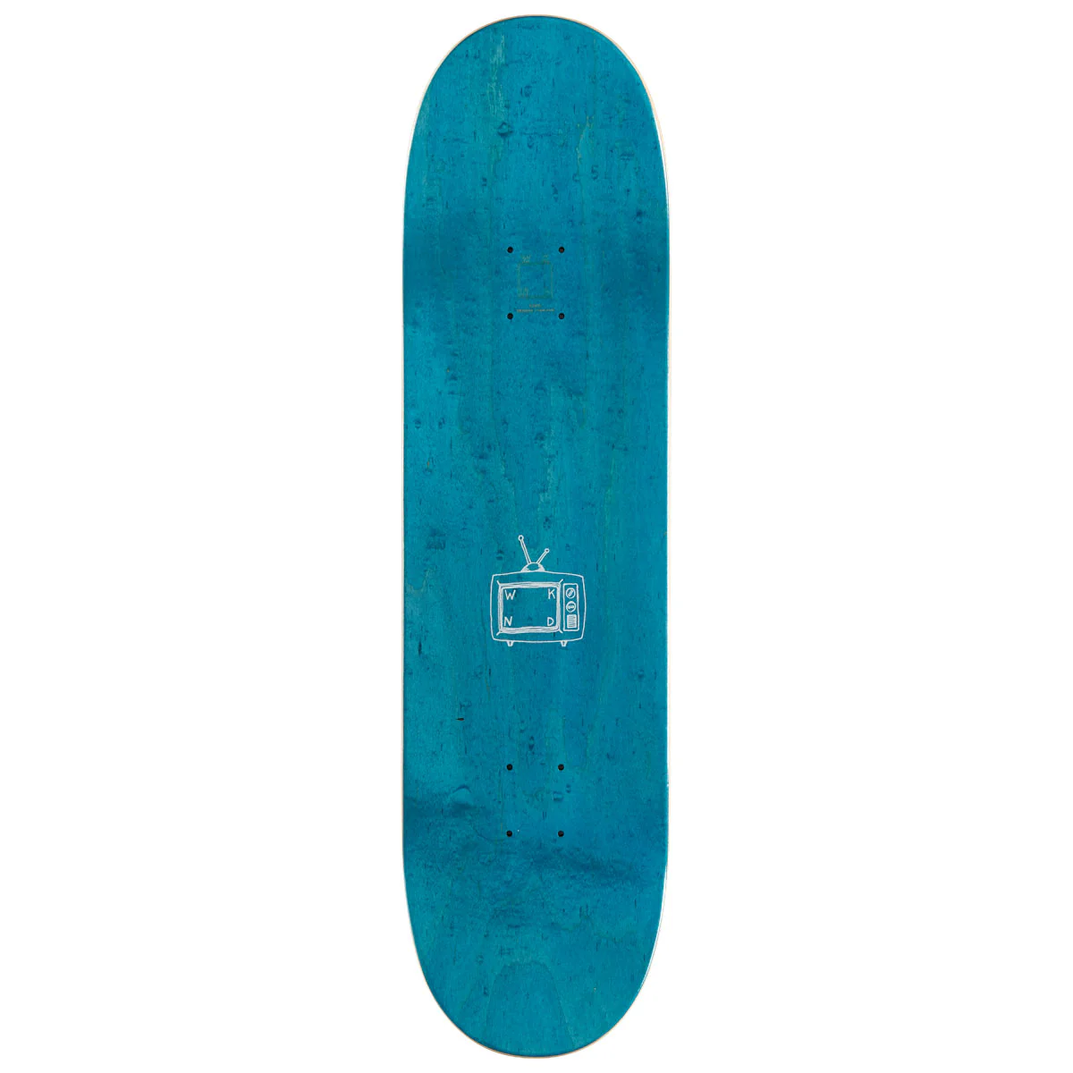 WKND Logo MC Skateboard Deck - Brown/Yellow - 8.50" - Image 2