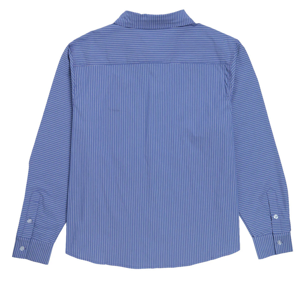 WKND Office Stripes RR Long Sleeve Shirt - Blue - Image 3