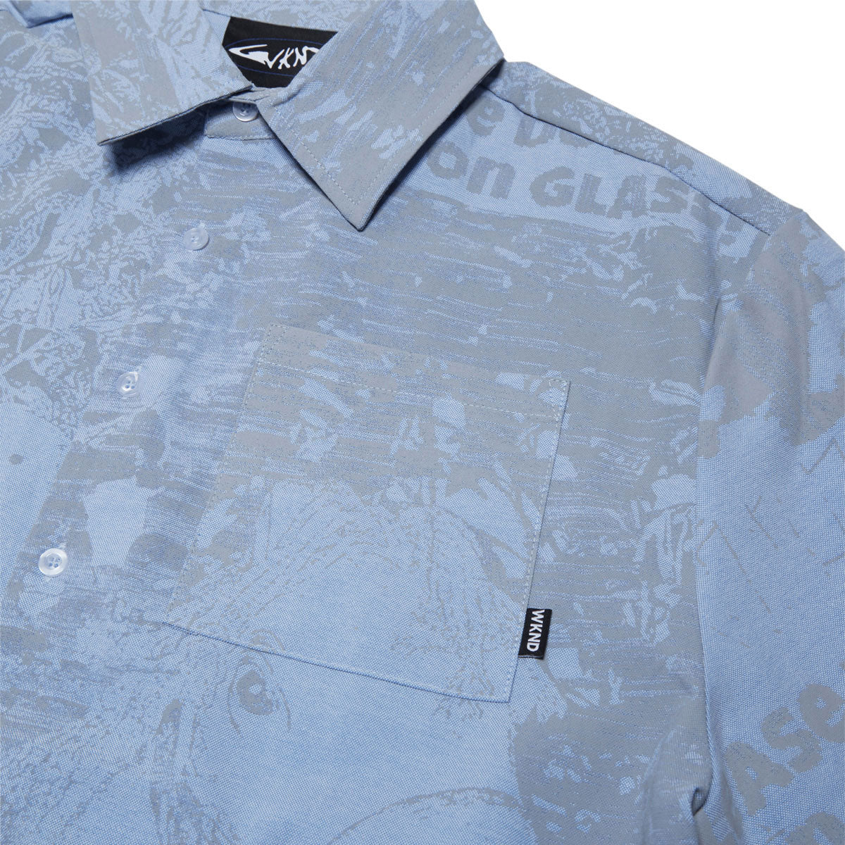 WKND Romeo Shirt - Blue Oxford - Image 3