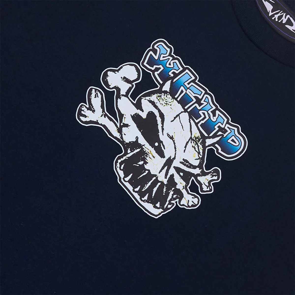 WKND Skull T-Shirt - Navy - Image 2