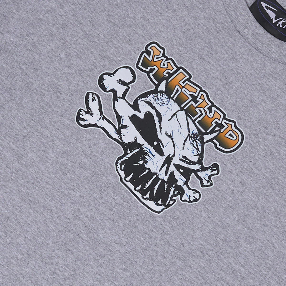 WKND Skull T-Shirt - Overcast Grey - Image 2