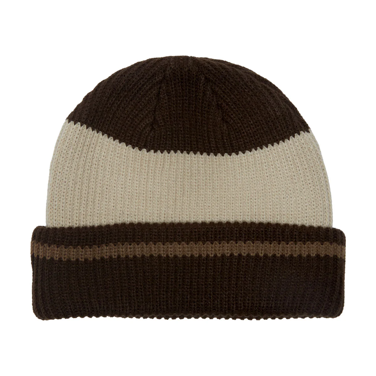 WKND Stripe Beanie - Brown - Image 2