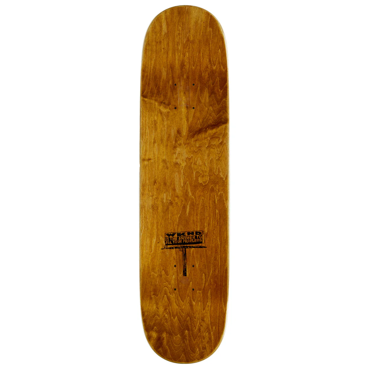 WKND Tiger Team SN Skateboard Deck - Tie Dye - 8.125" - Image 2