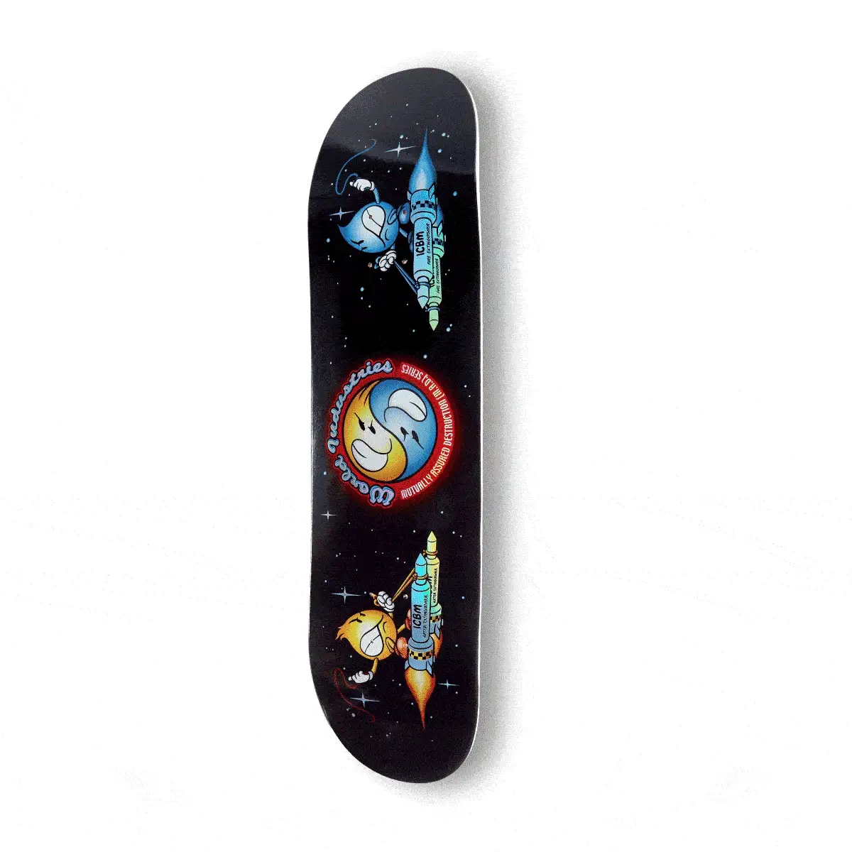 World Industries Battle 2000 Mini Skateboard Complete - Black/Holo - Image 2