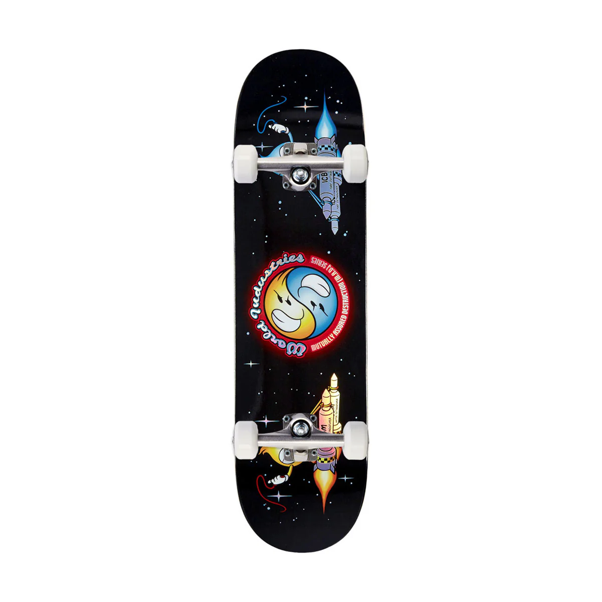 World Industries Battle 2000 Mini Skateboard Complete - Black/Holo - Image 5