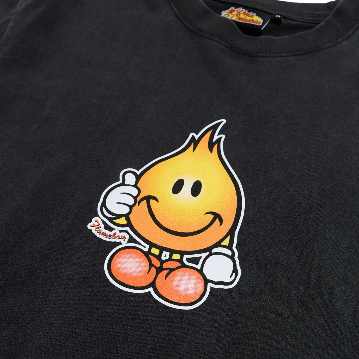 World Industries Classic Flameboy T-Shirt - Vintage Black - Image 2