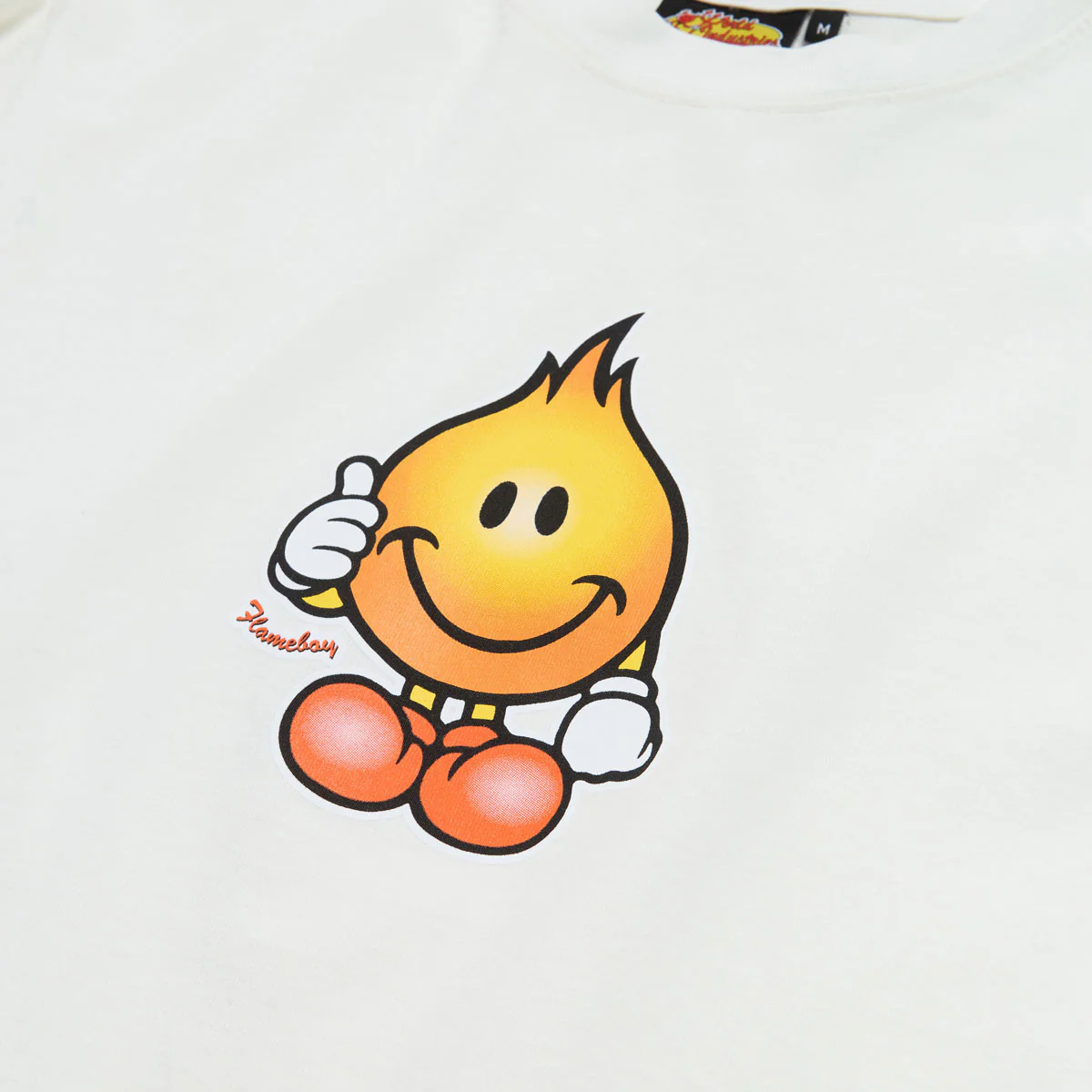 World Industries Classic Flameboy T-Shirt - Vintage White - Image 2