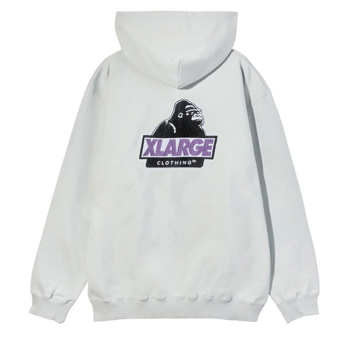 XLarge Slanted OG Zip Hoodie - Grey - Image 2