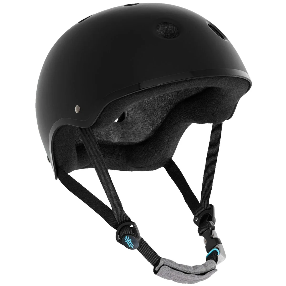 Yepa T-Shell Hawk Helmet - Matte Black/Teal - Image 2