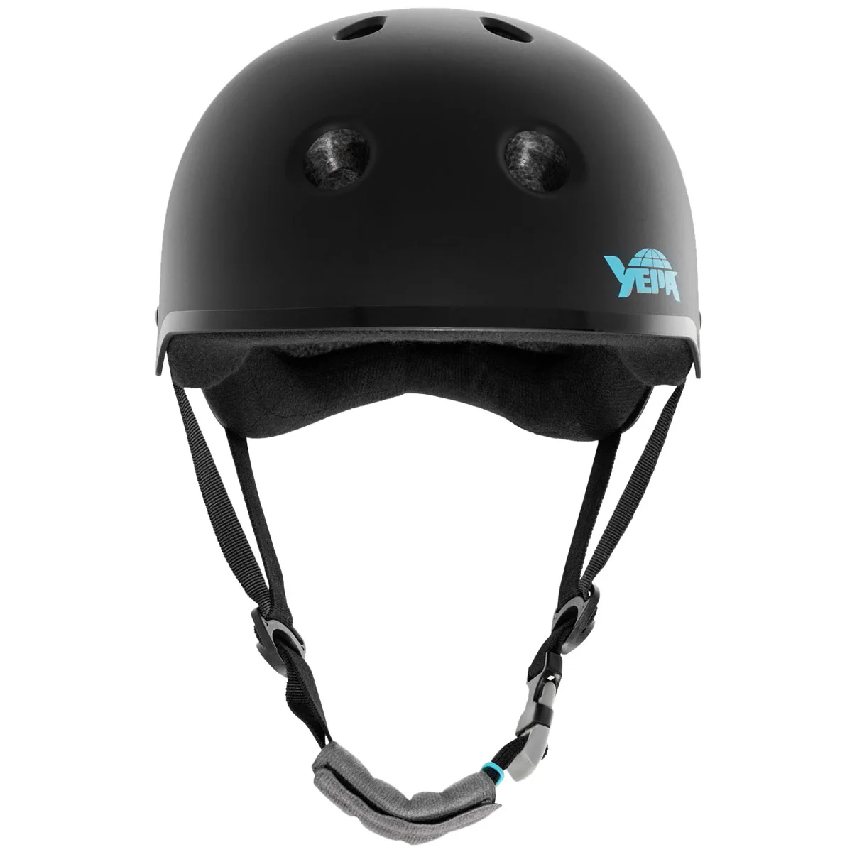 Yepa T-Shell Hawk Helmet - Matte Black/Teal - Image 4