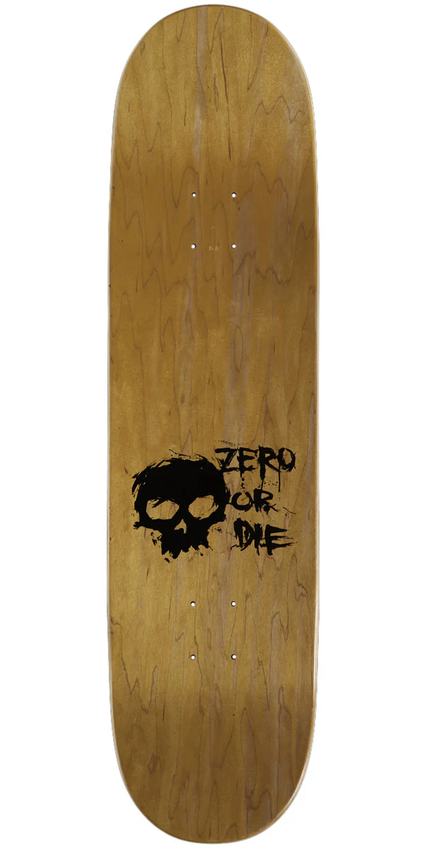 Zero Blood Skull Skateboard Deck - Red Foil - 8.50" - Image 2