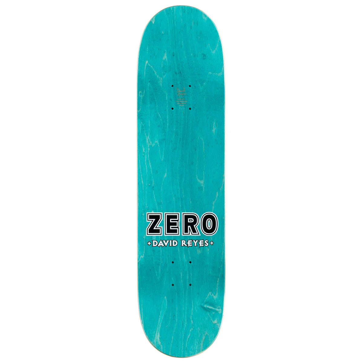 Zero Reyes Signature Bold Diamond Plate Skateboard Deck - 8.25" - Image 2