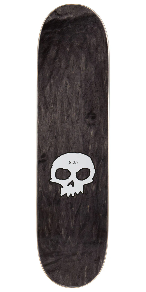 Zero Single Skull Skateboard Deck - 8.25" - Image 2