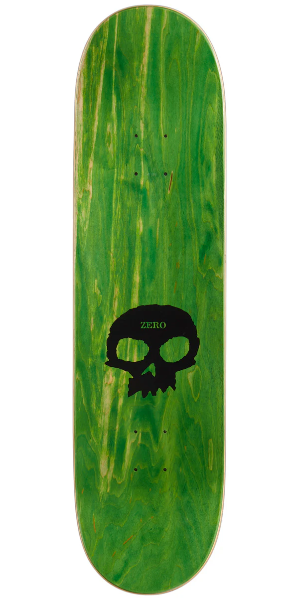 Zero Single Skull Skateboard Deck - 8.375" - Image 2