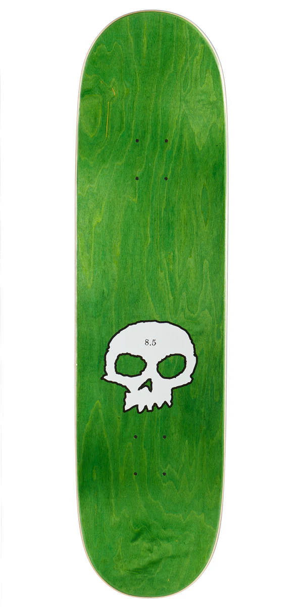 Zero Single Skull Skateboard Deck - 8.50" - Image 2