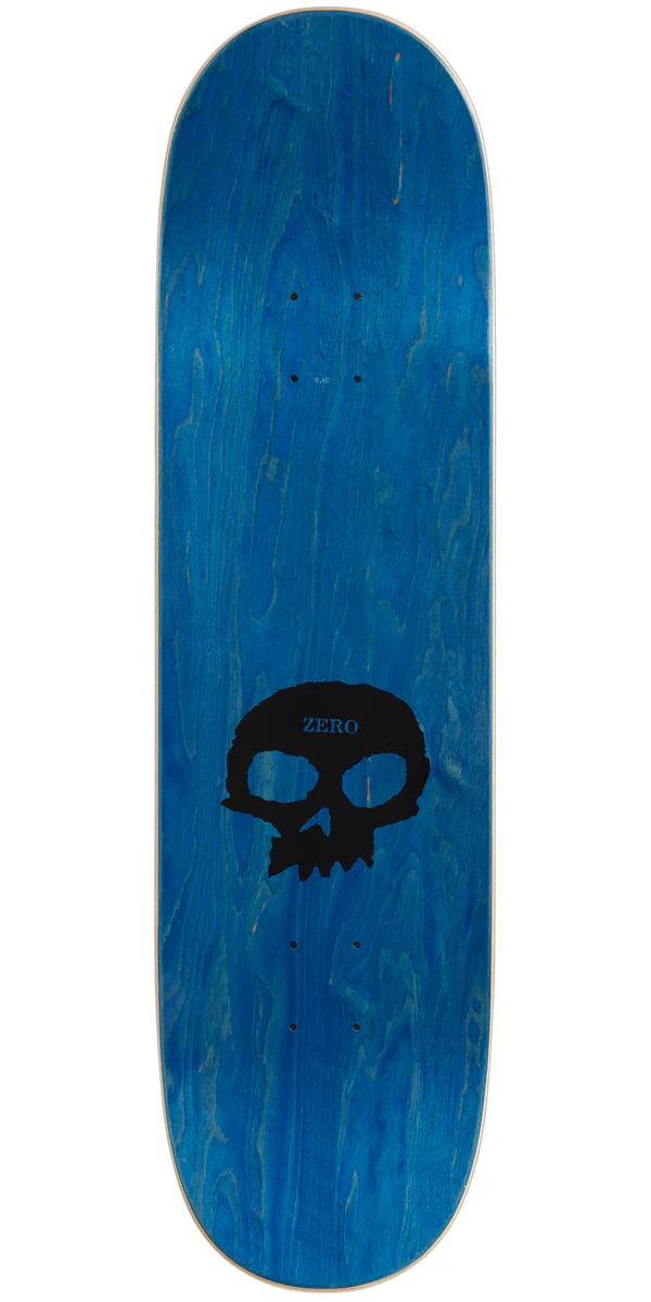 Zero Single Skull Skateboard Deck - 8.625" - Image 2