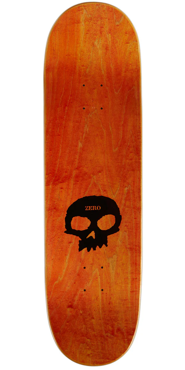 Zero Single Skull Skateboard Deck - 9.00" - Image 2