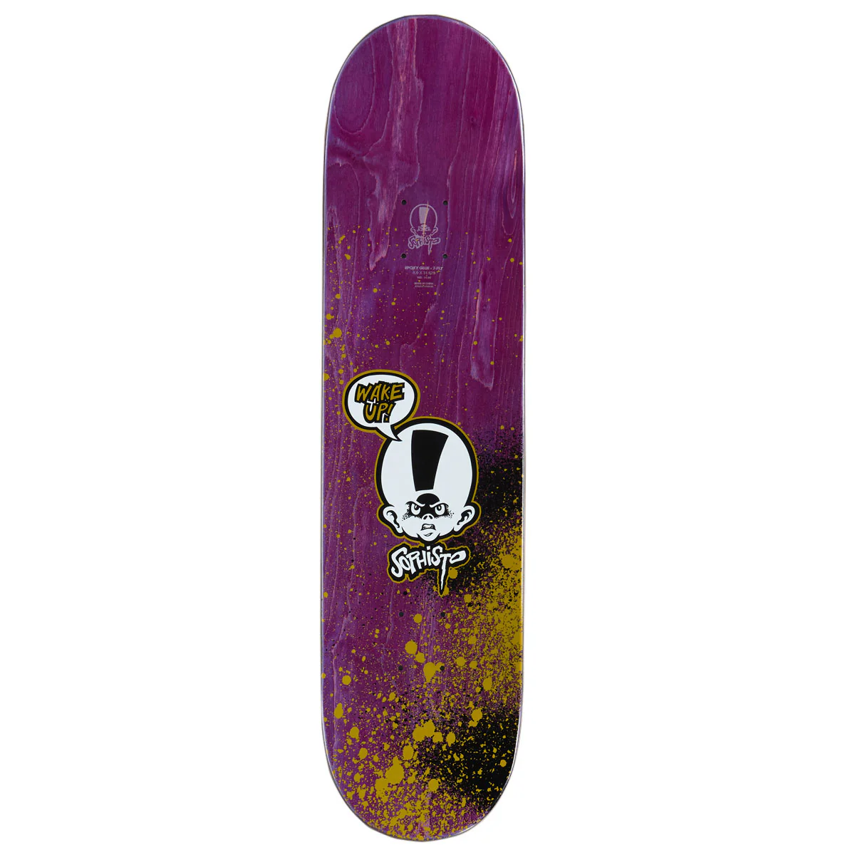 Zero Sophisto Head Logo EX7 Skateboard Deck - 8.00" - Image 2