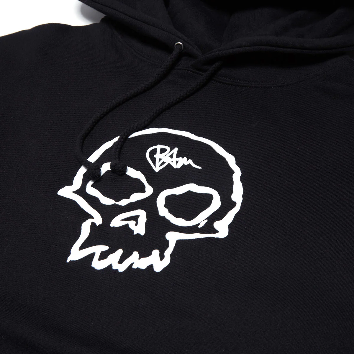 Zero x Bam Single Skull Hoodie - Black - Image 2